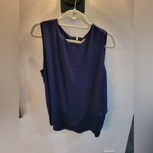 Chico’s “Jade” classic layer tank - 3 (14-16) -  Navy Blue - great condition